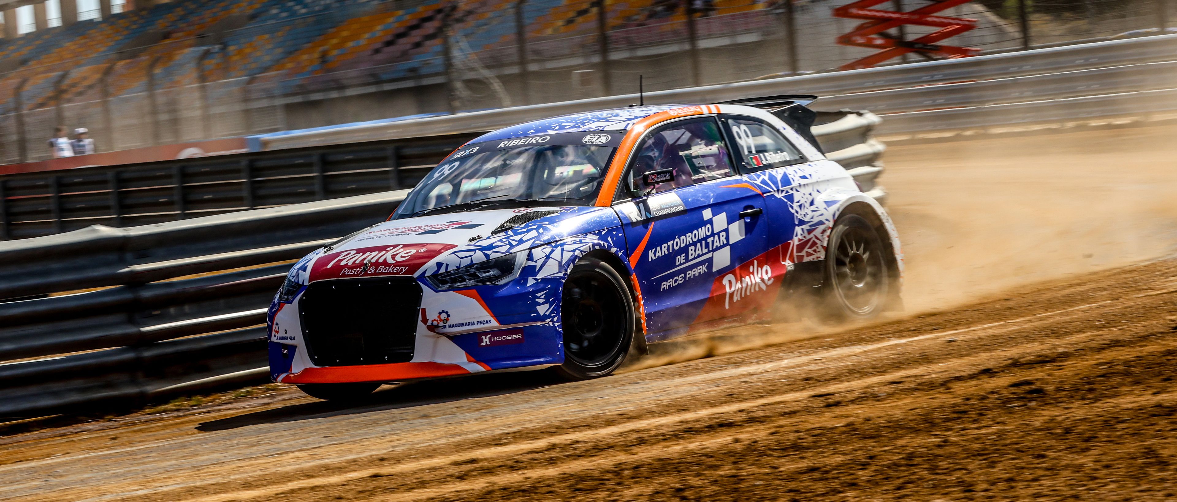 Audi ace João Ribeiro in action in Euro RX3 at Istanbul Park in Türkiye in 2025