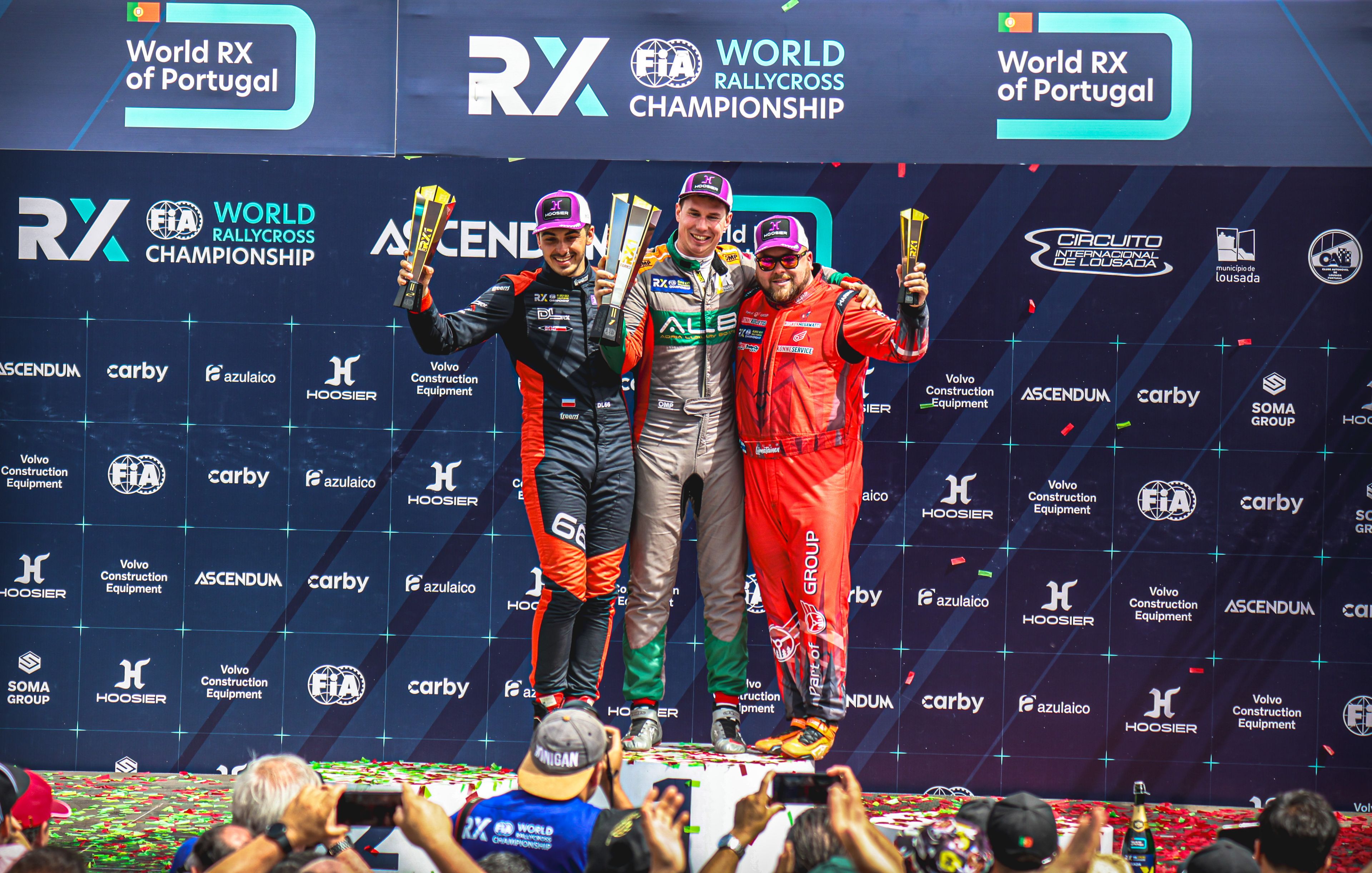 Euro RX1 podium at World RX of Portugal 2025