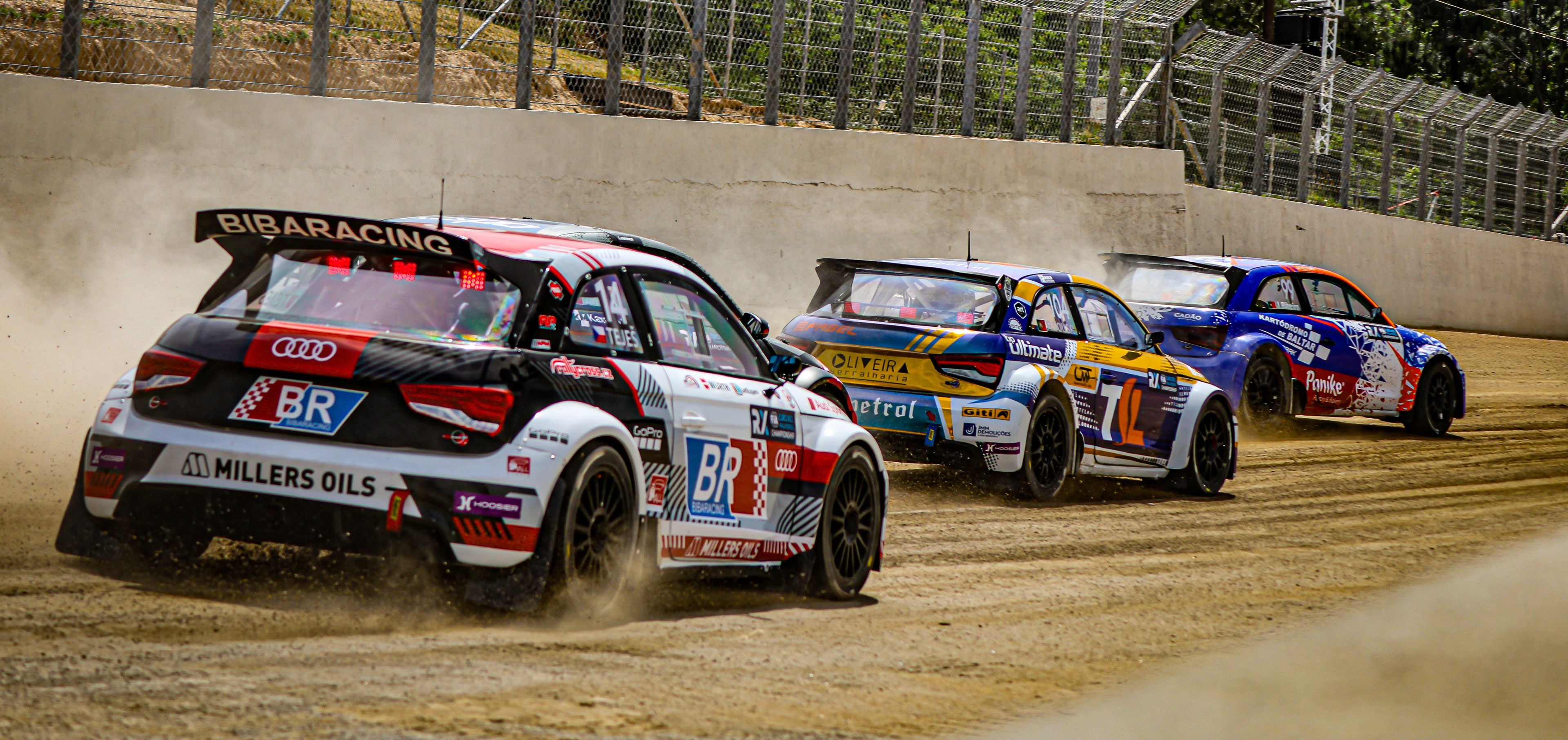 Euro RX3 action at Nyirád in Hungary in 2025
