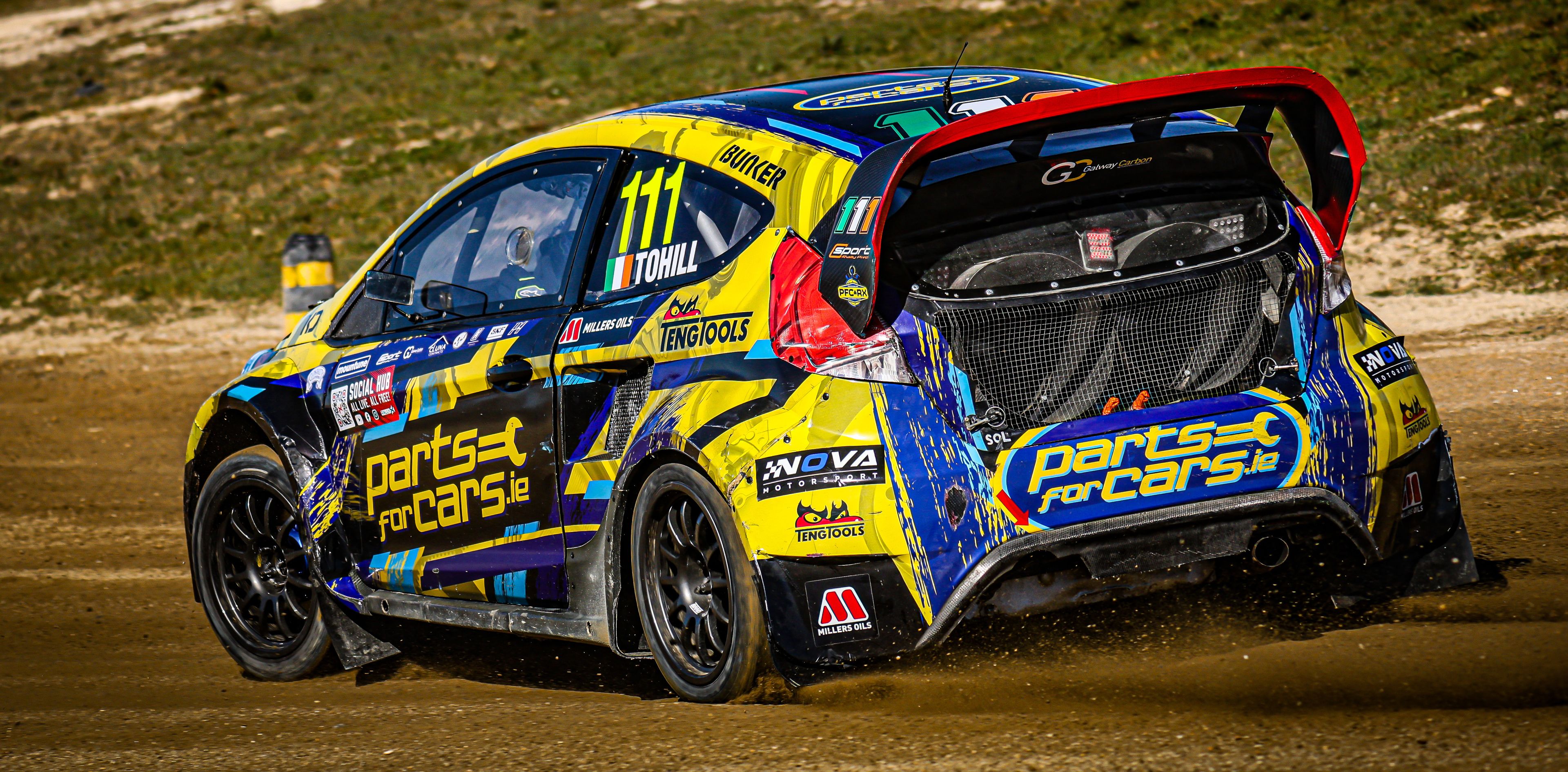 Multiple British, Irish and European Rallycross Champion, Derek Tohill