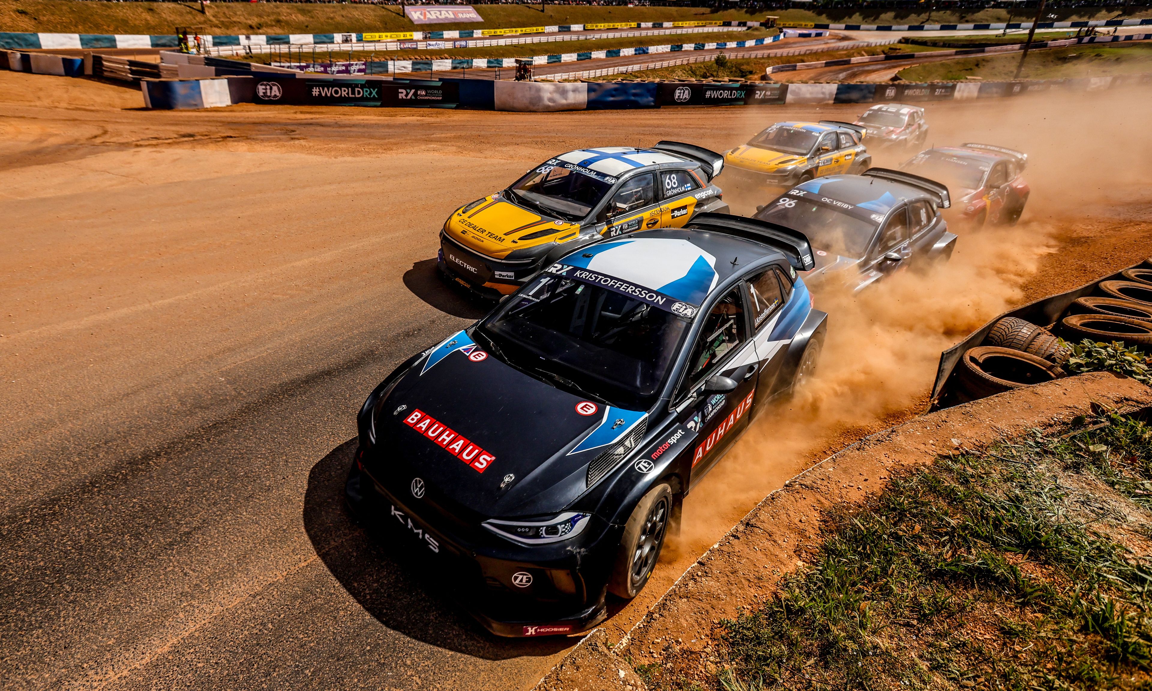 Start of the 2025 World RX of Hungary final at Nyirád (1)