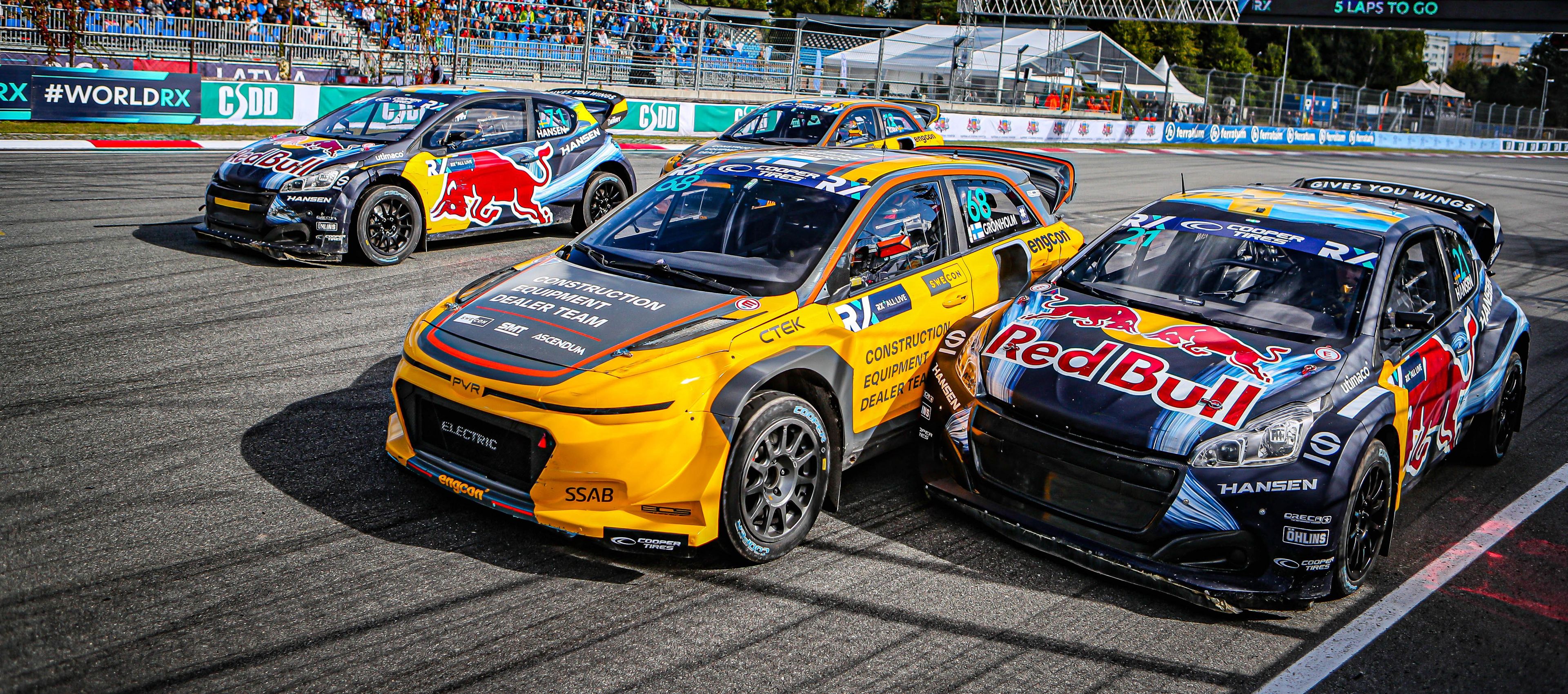 World RX action in Rīga, Latvia in 2023 (1)