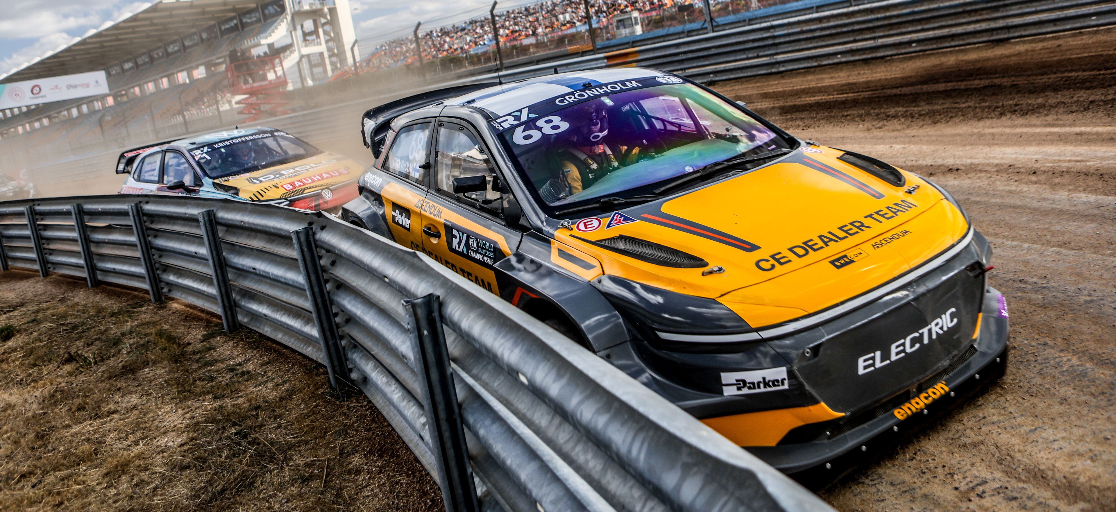 Niclas Grönholm leads Johan Kristoffersson at World RX of Türkiye in 2025