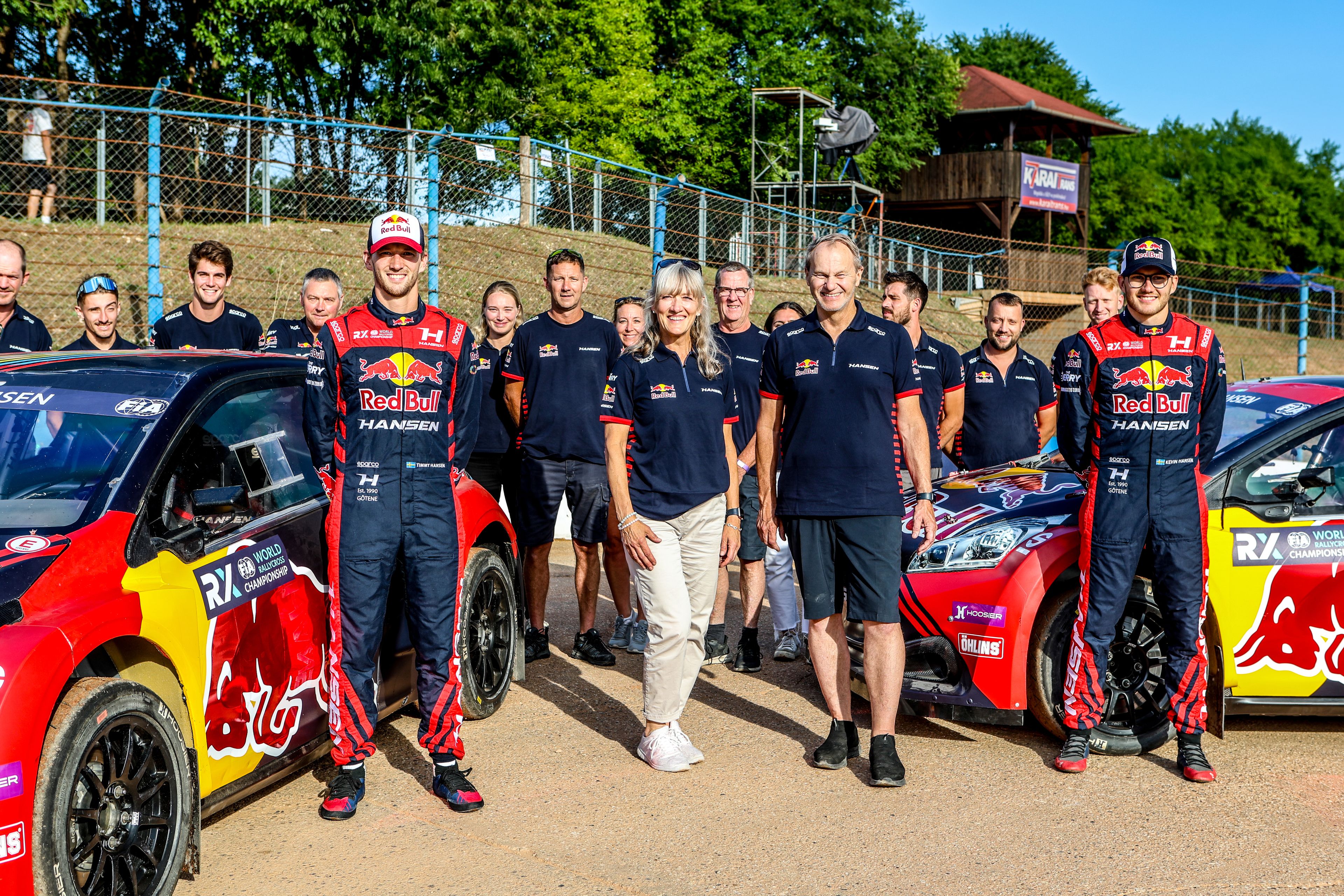 Hansen World RX Team at World RX of Hungary in 2025