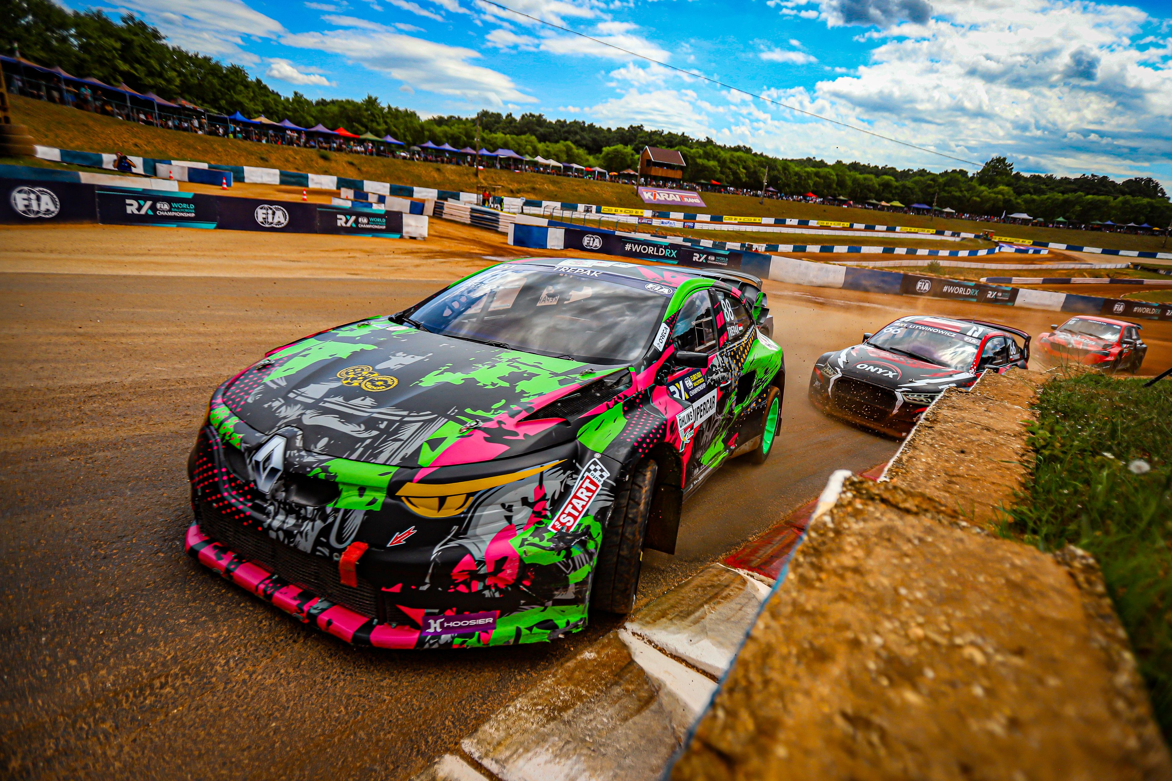 Andor Trépak leads the way on home soil in Euro RX1 during World RX of Hungary 2025