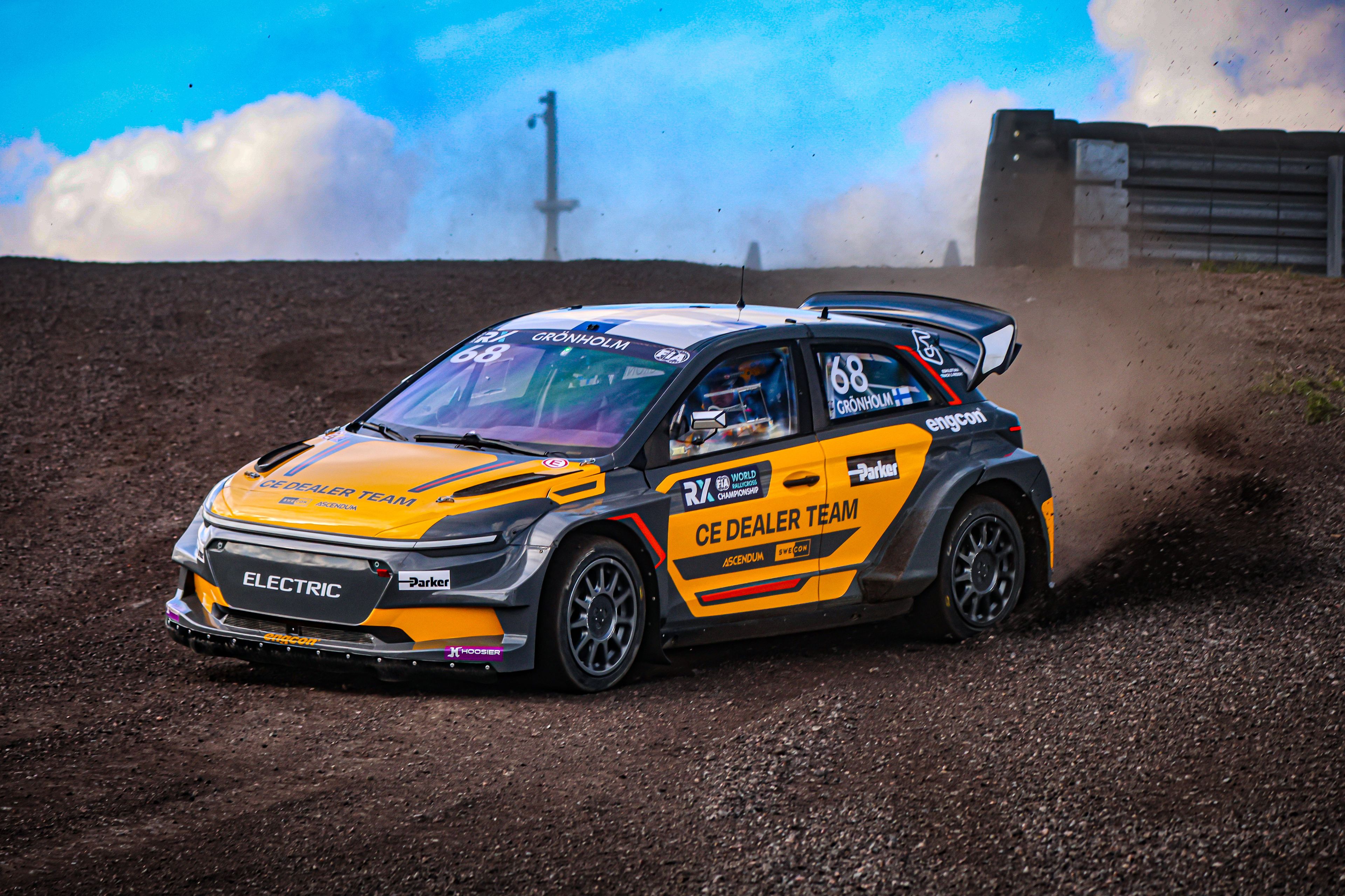 Niclas Grönholm in action at World RX of Finland in 2025