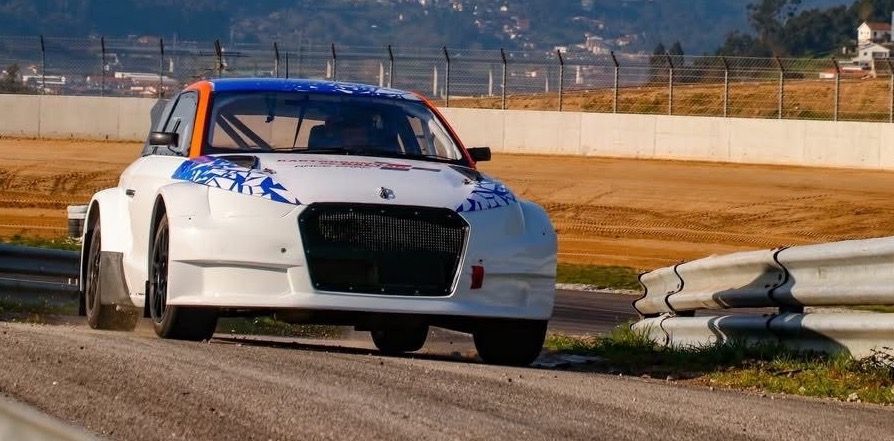 Julien Meunier testing the Audi A1 he will race in Euro RX3 in 2026