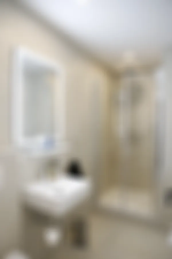 Bathroom overview outside shot