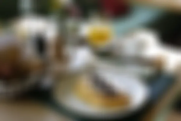 Omelett on a breakfast table