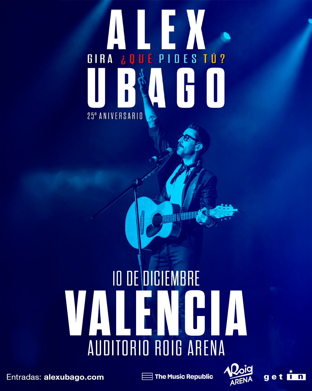 Anuncio Concierto Álex Ubago
