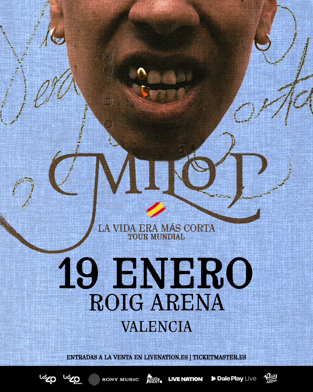 Anuncio Concierto Milo J