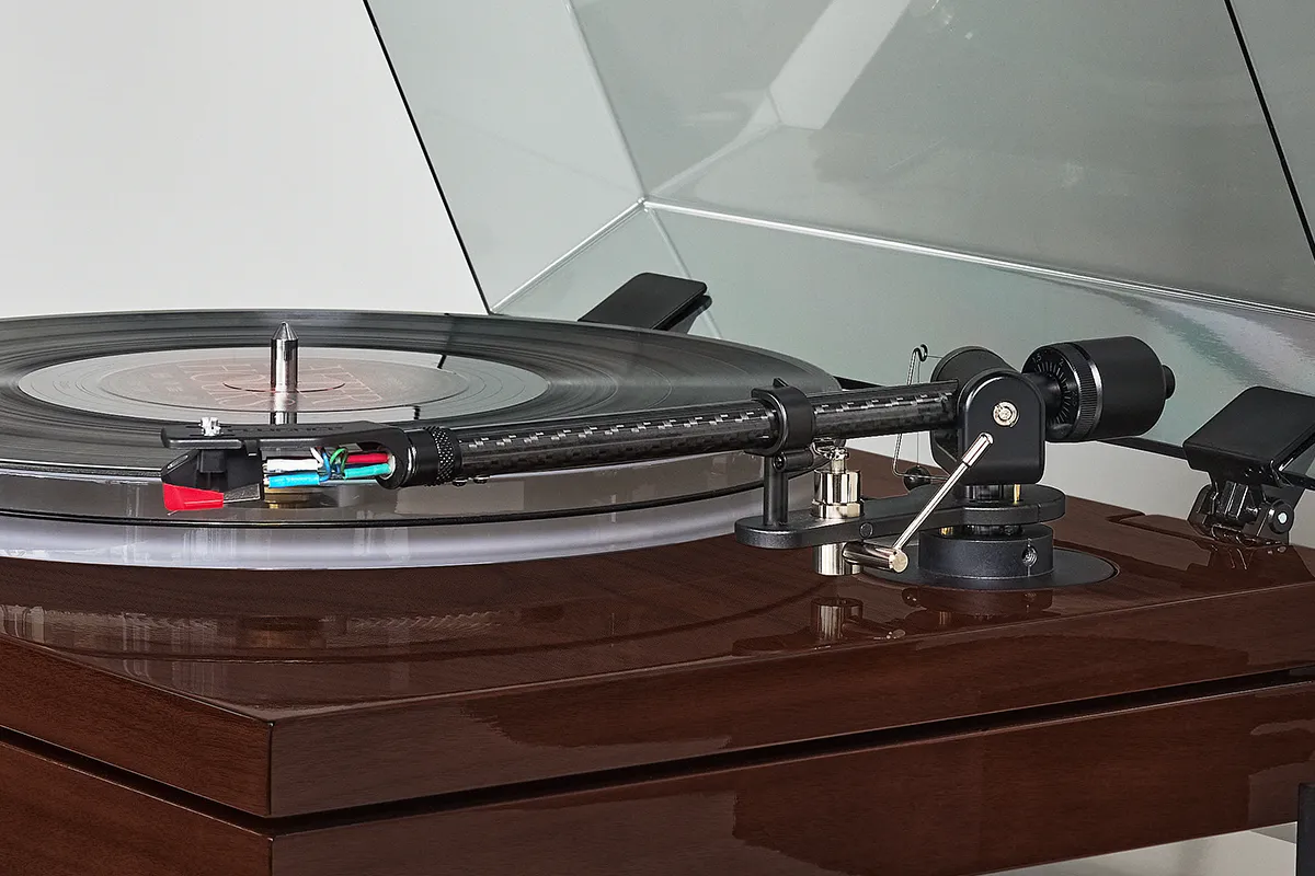 Fluance RT87 Dual Plinth Turntable Record Player VM95ML - Black