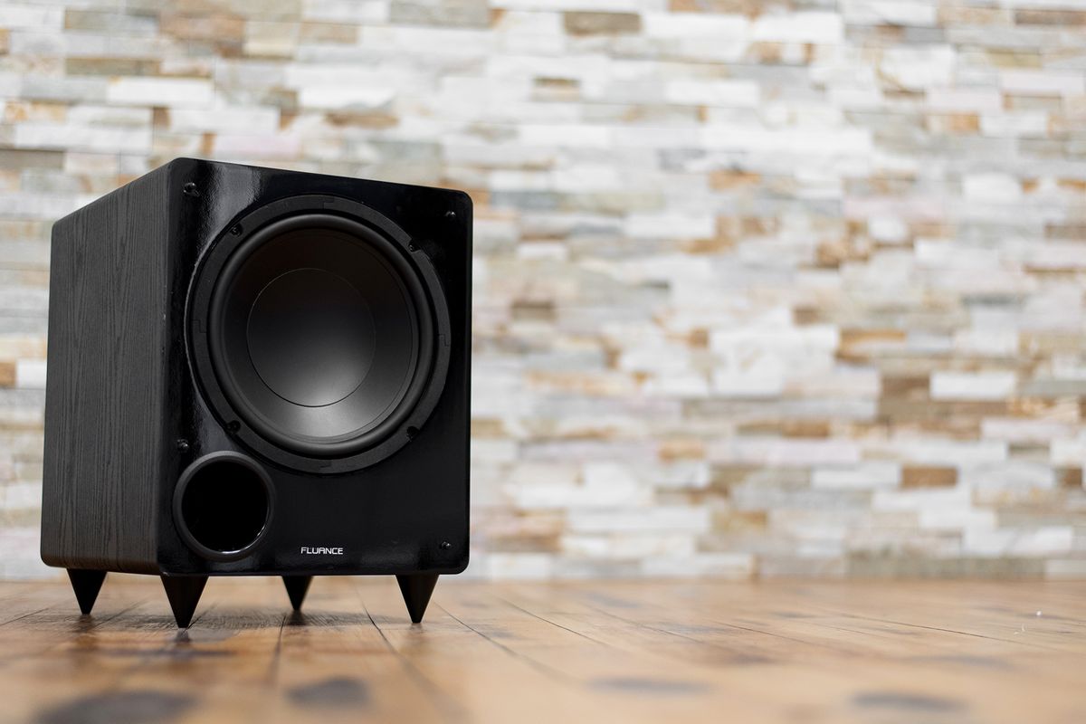 DB10 10-inch Low Frequency Powered Subwoofer (Black Ash)