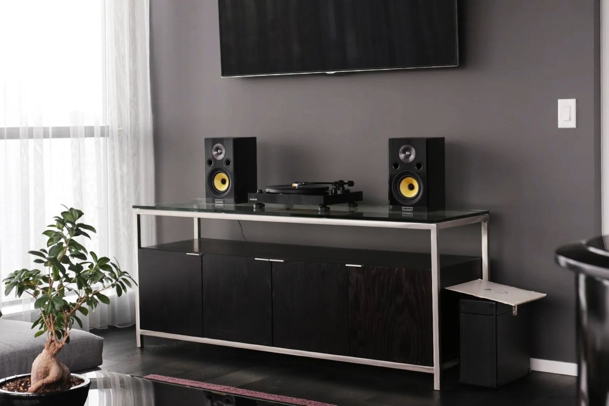 HFS Signature HiFi Two-way Bookshelf Surround Sound Speakers