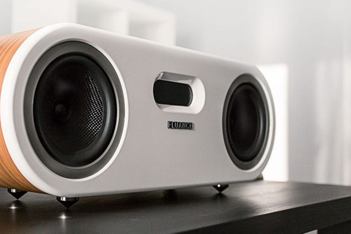 Fi50 Wireless Bluetooth Wood Speaker System (Bamboo)
