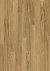 Wooden floor with a natural oak finish featuring a mix of light and medium brown tones, and subtle grain patterns.