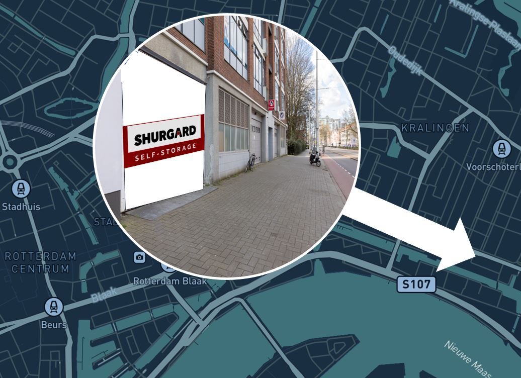 Shurgard is de trotse nieuwe eigenaar van de stallingsgarage aan de Oostzeedijk en Admiraliteitskade in Rotterdam