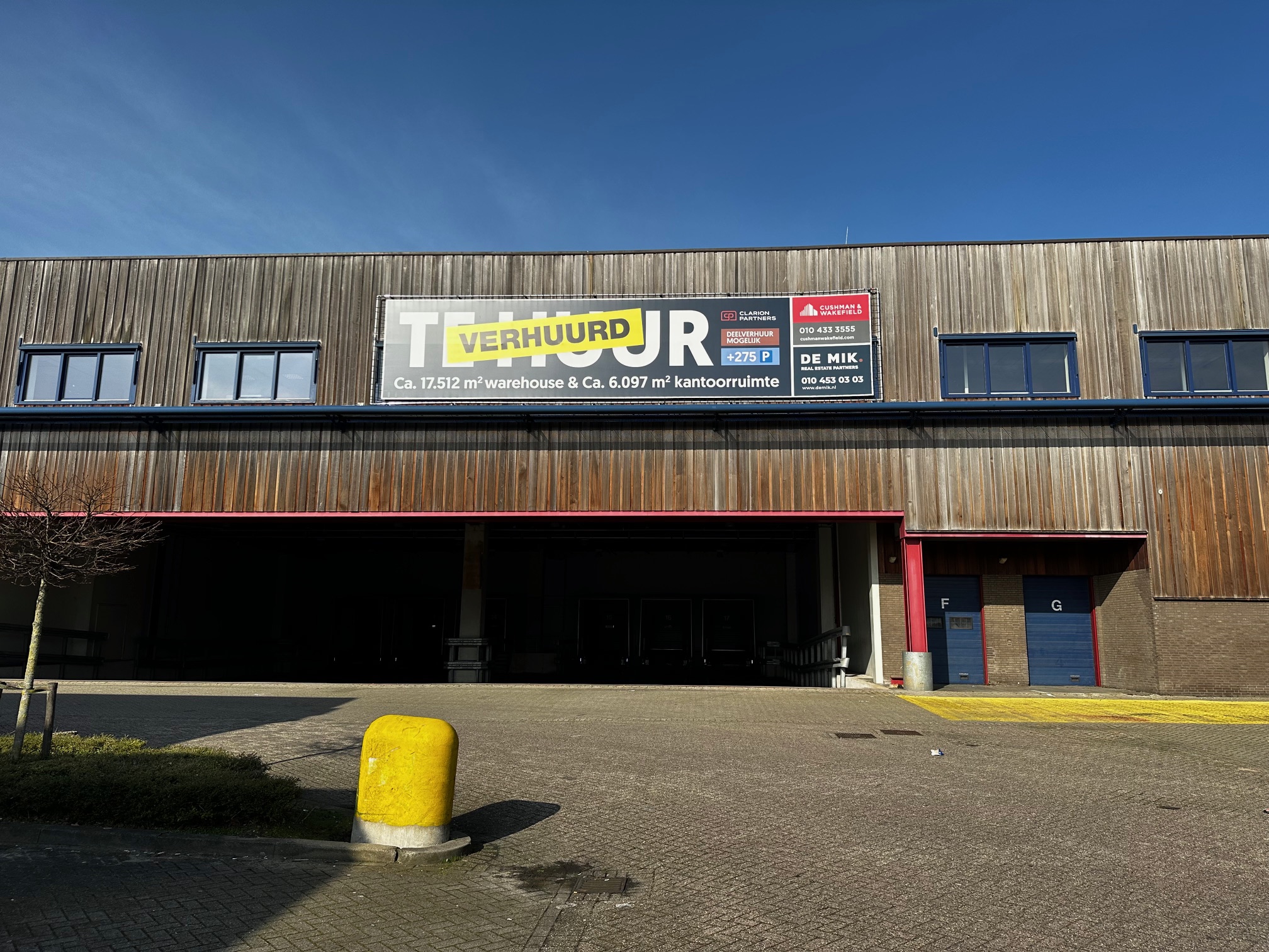 Rijksvastgoedbedrijf huurt logistiek centrum DC Flagman van 23.610 m² in Rotterdam van Clarion Partners Europe