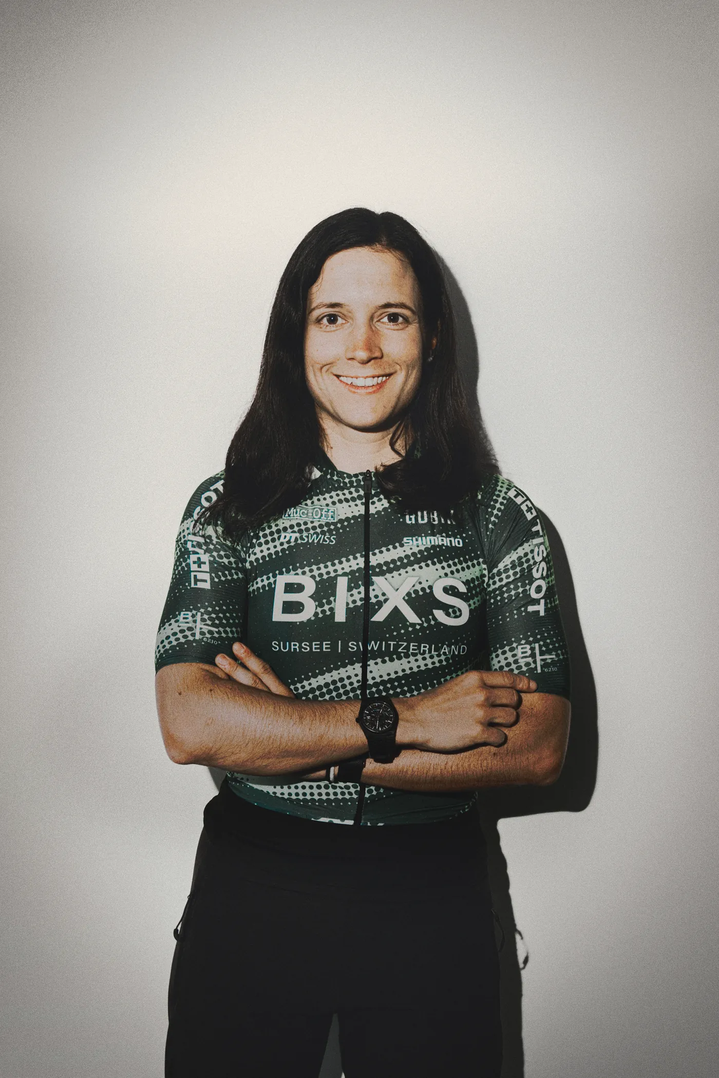 Ramona, Fahrerin des BIXS Race Teams Cross-Country, Studioporträt