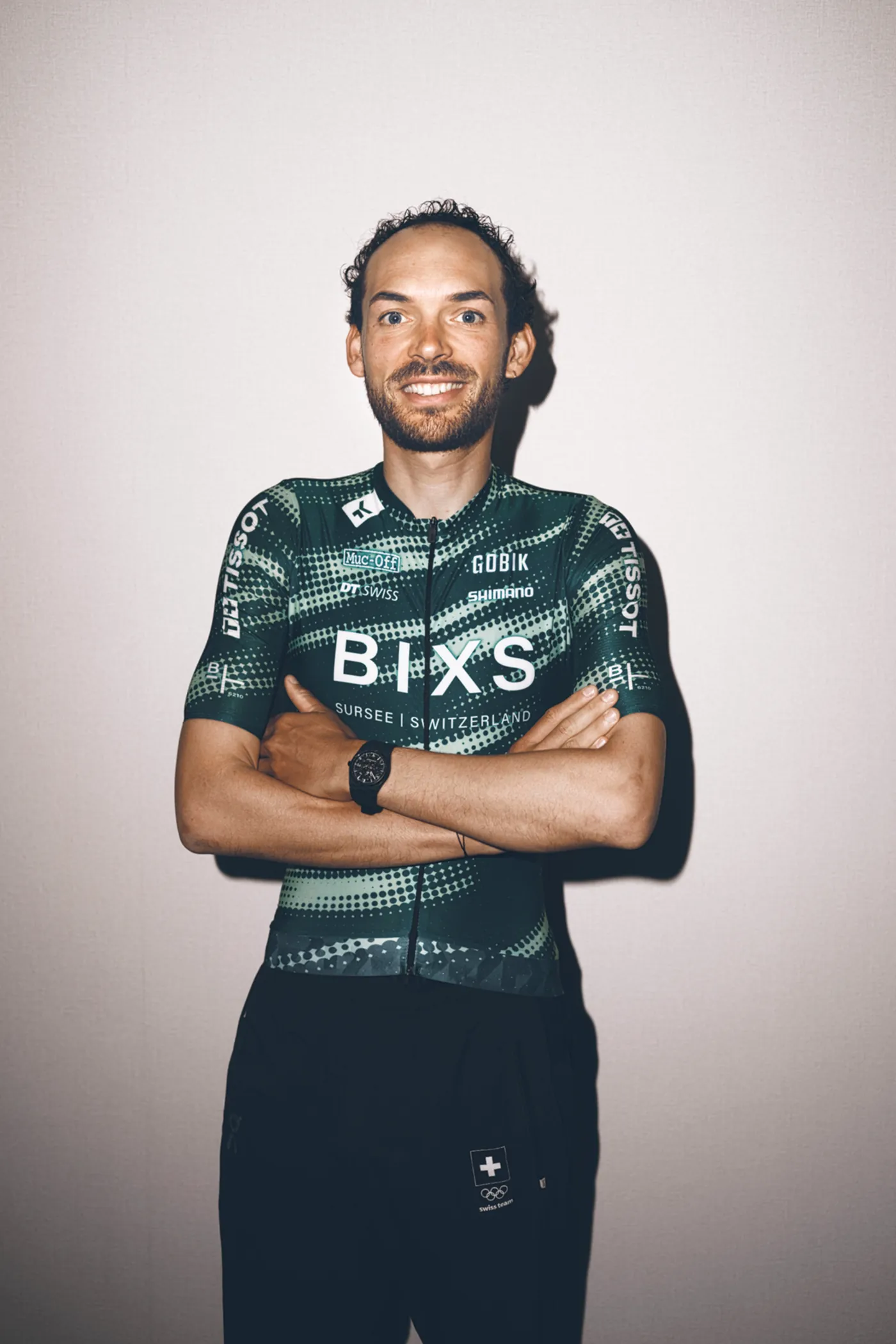 Marcel, Fahrer des BIXS Race Teams Cross-Country, Studioporträt