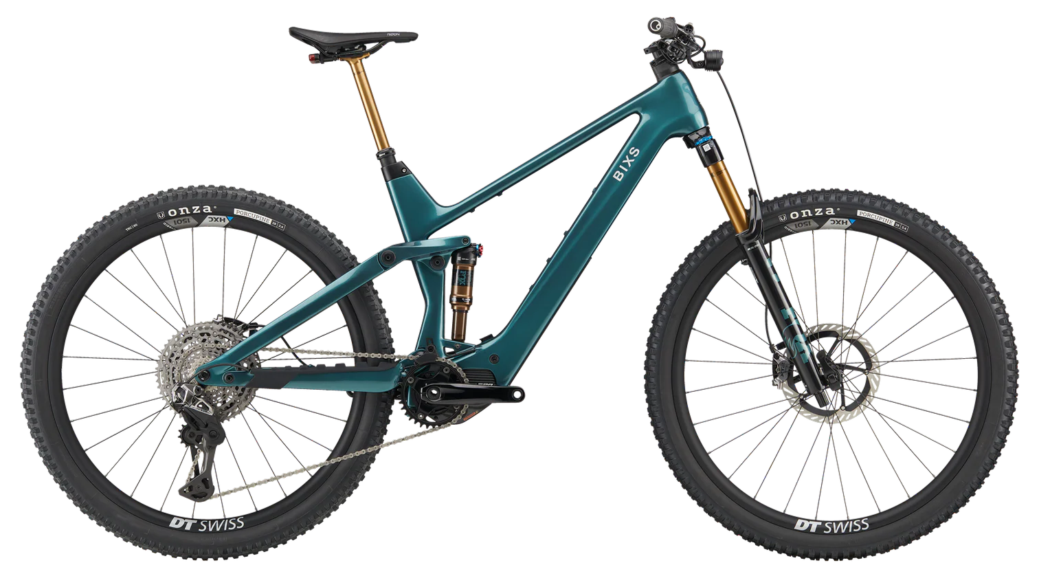 BIXS Sign EX E-Mountainbike in Seitenansicht auf weissem Hintergrund
