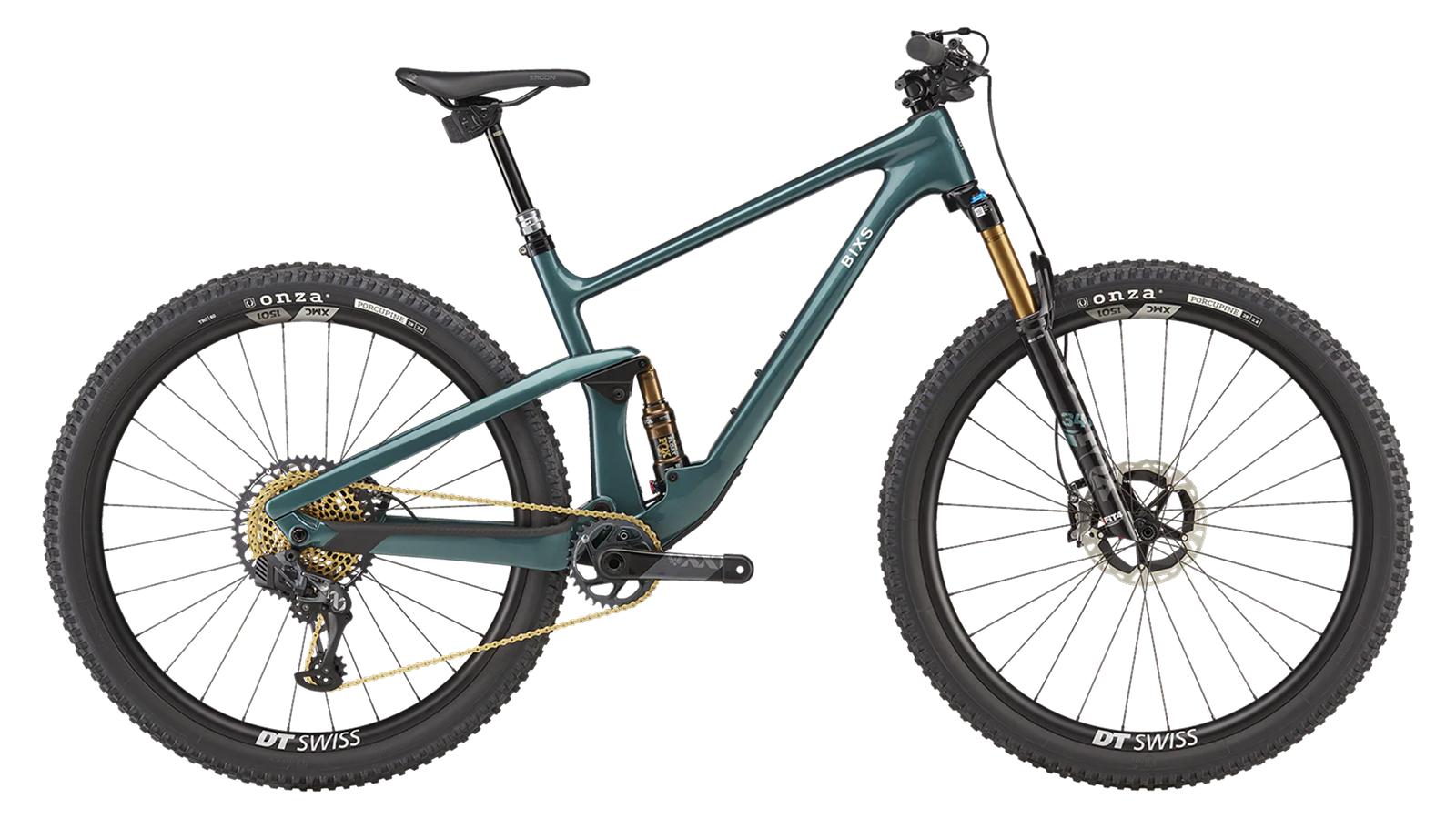 BIXS Sign X Mountainbike in Petrol-Metallic auf weissem Hintergrund