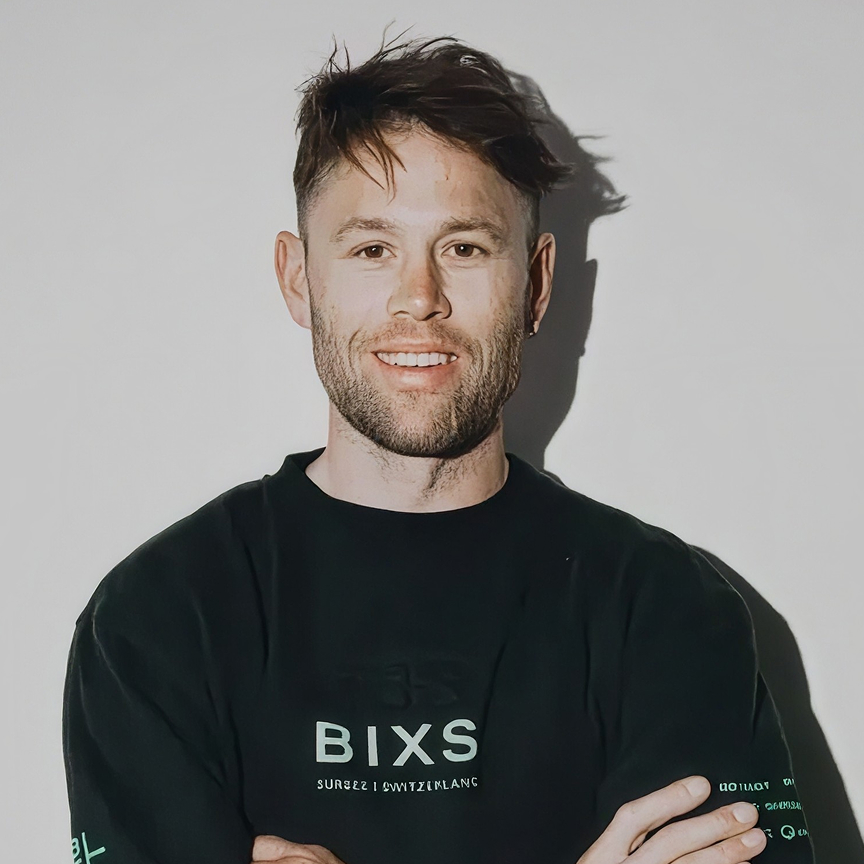 Portraitbild des BIXS Race Team Team Managers Lukas Flückiger.
