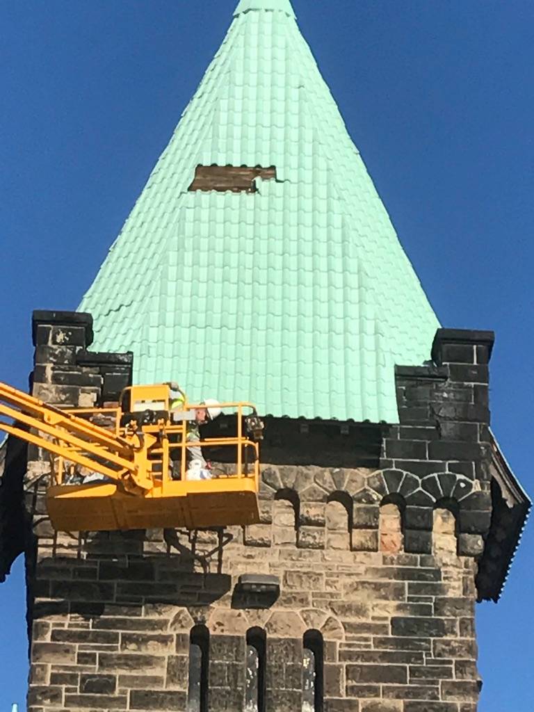 tuckpointing brick replacement church downriver michigan