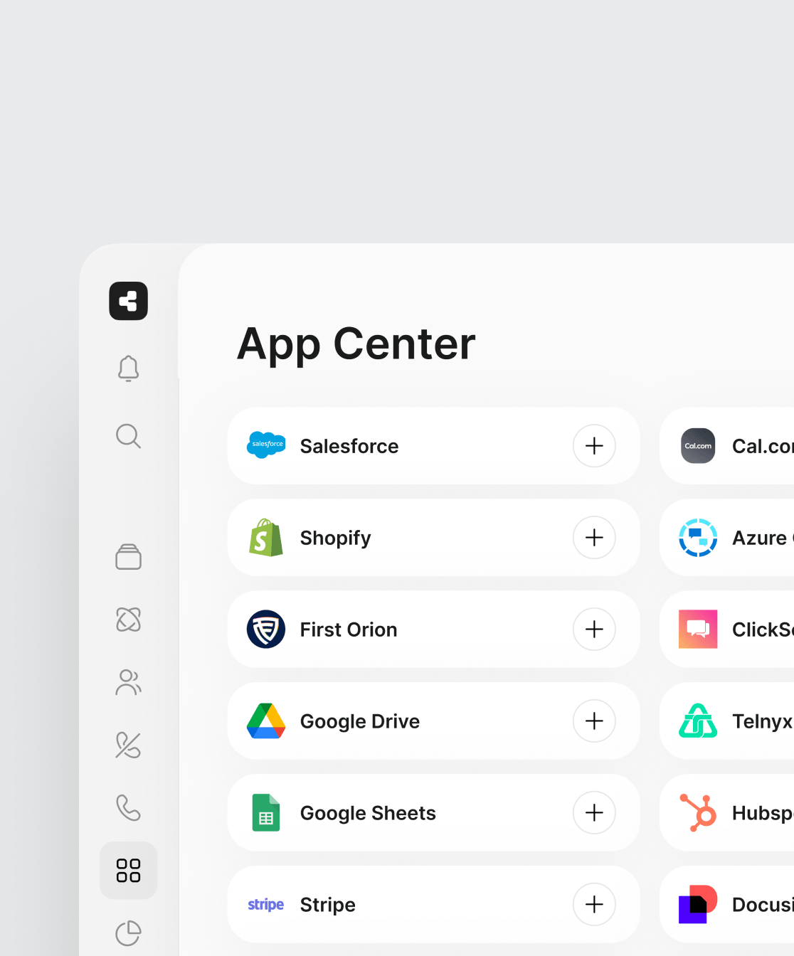 Built into your existing stack