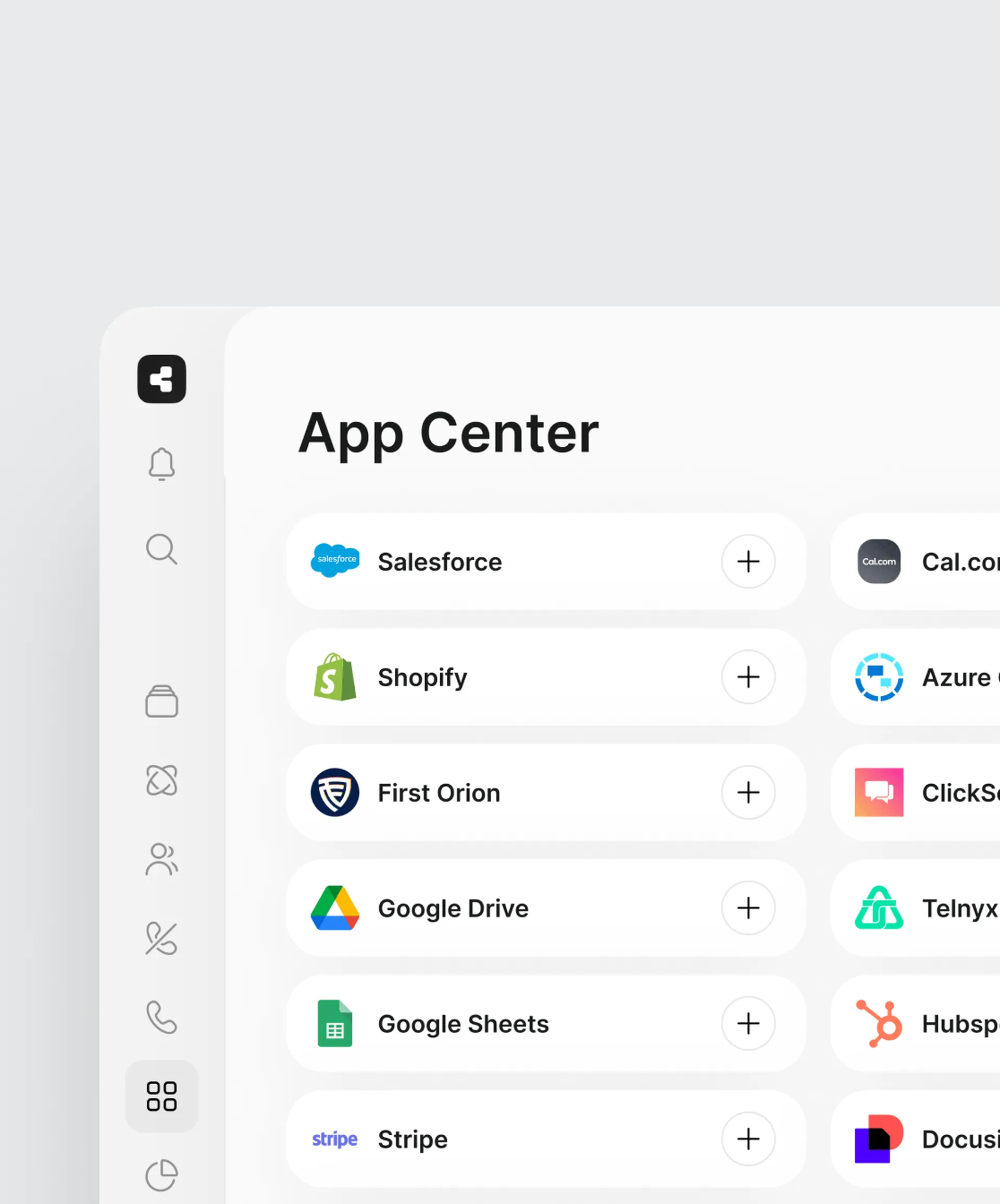 Built into your existing stack