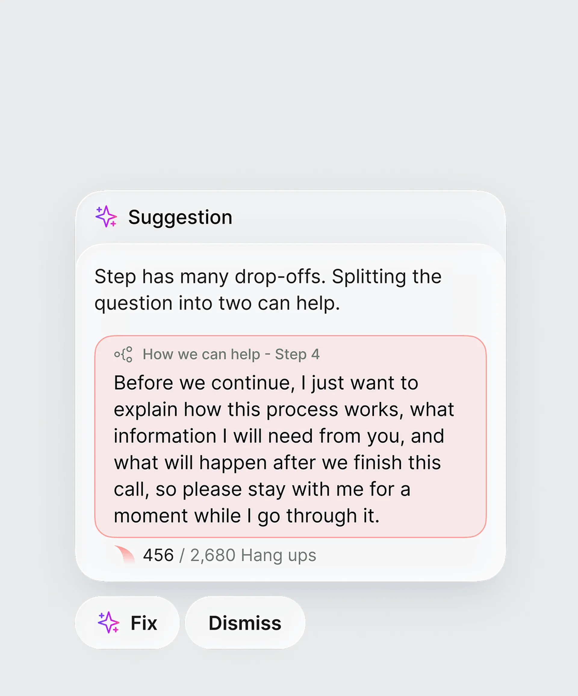 Improve with AI
Powered Suggestions