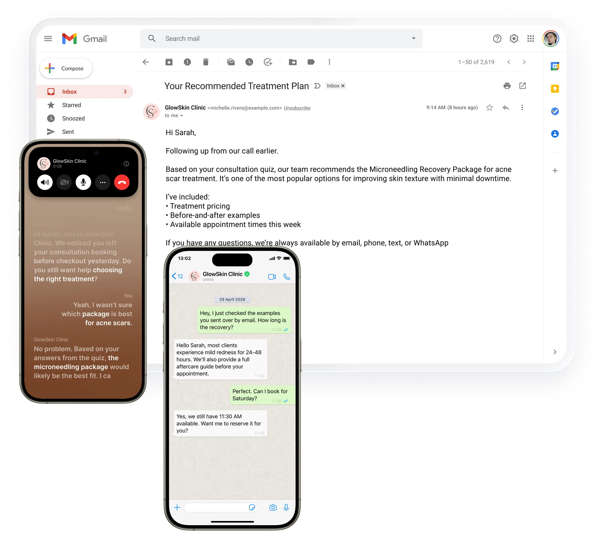 Omnichannel screens