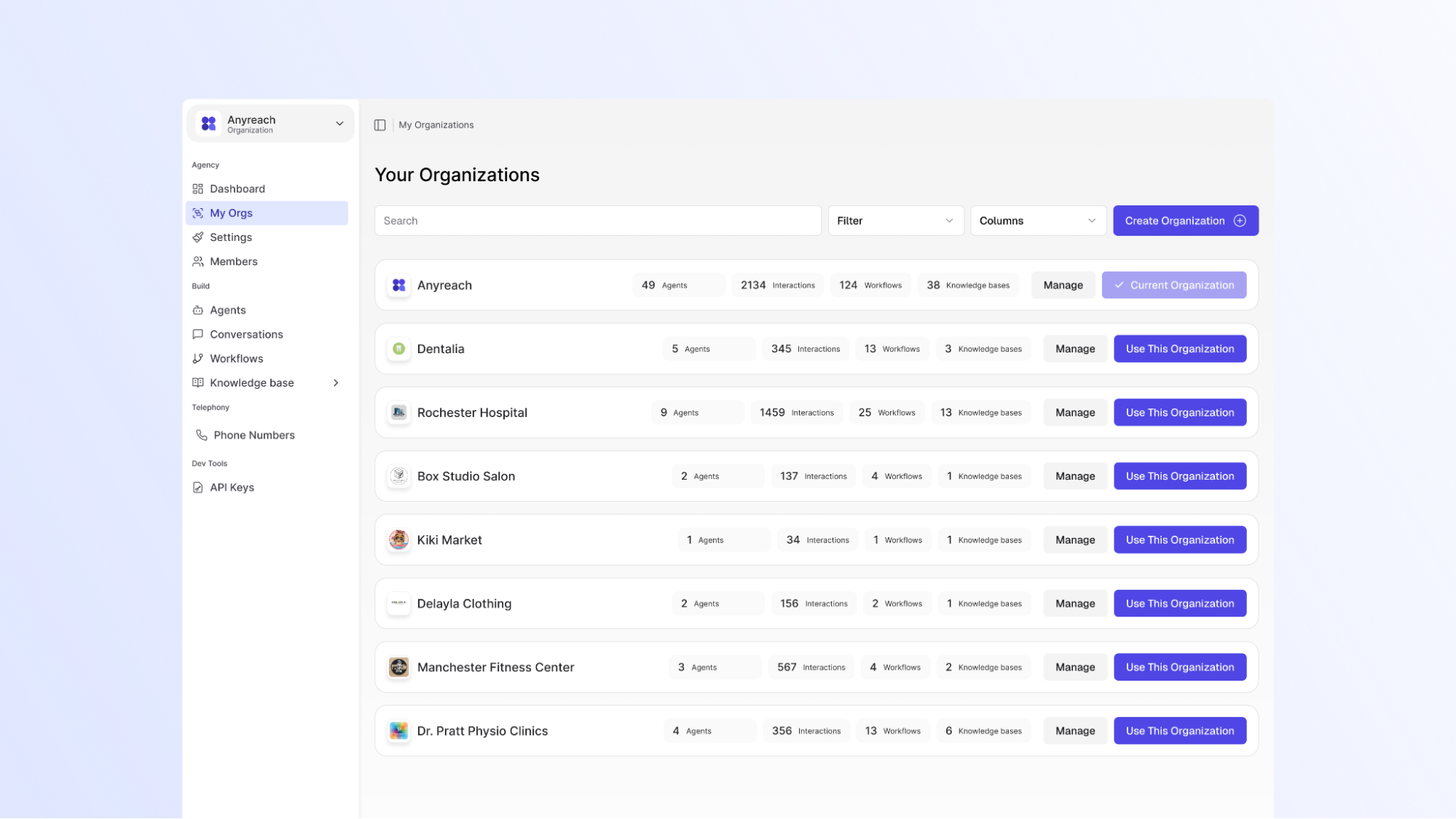 Anyreach platform