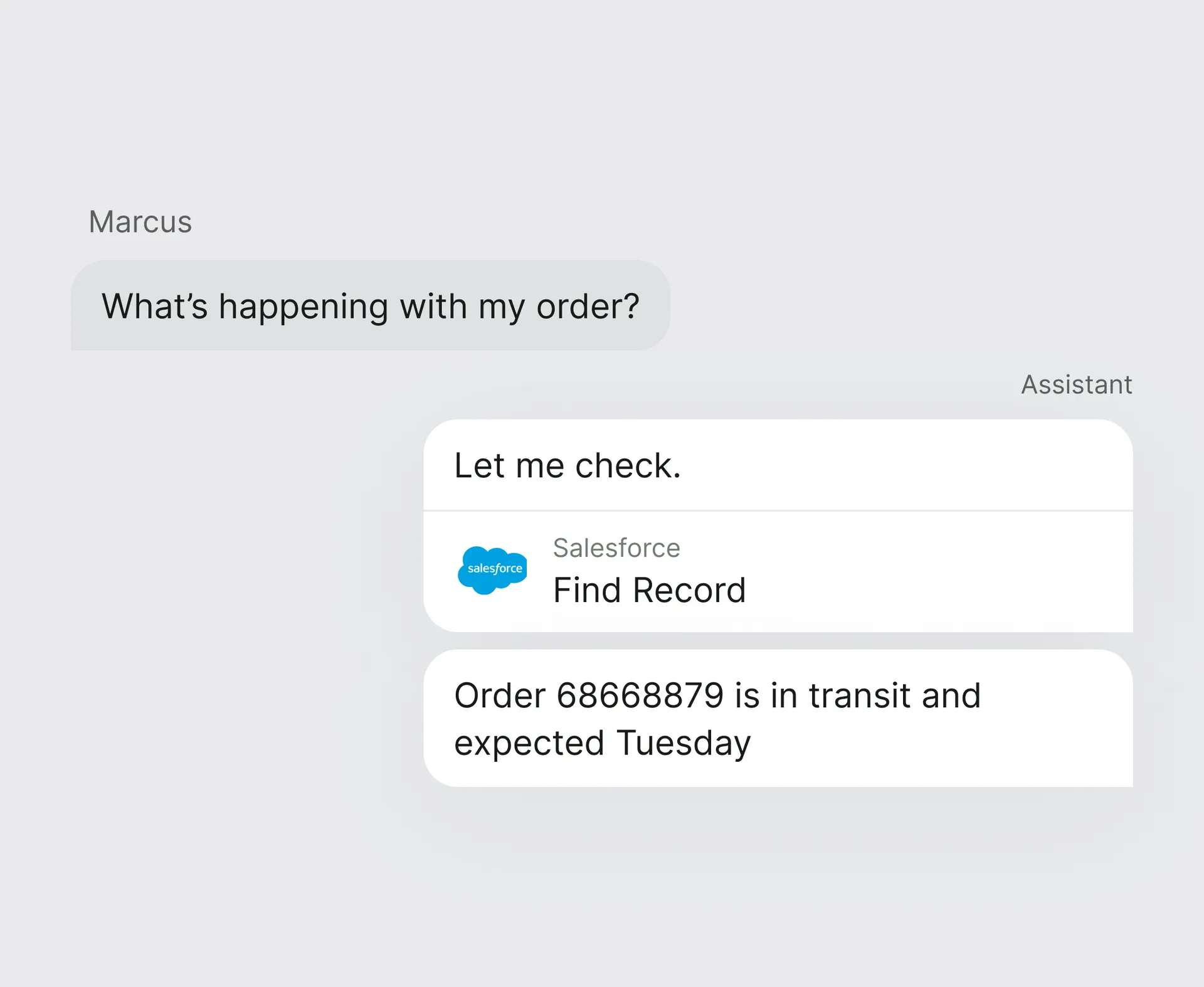 Real-time CRM intelligence