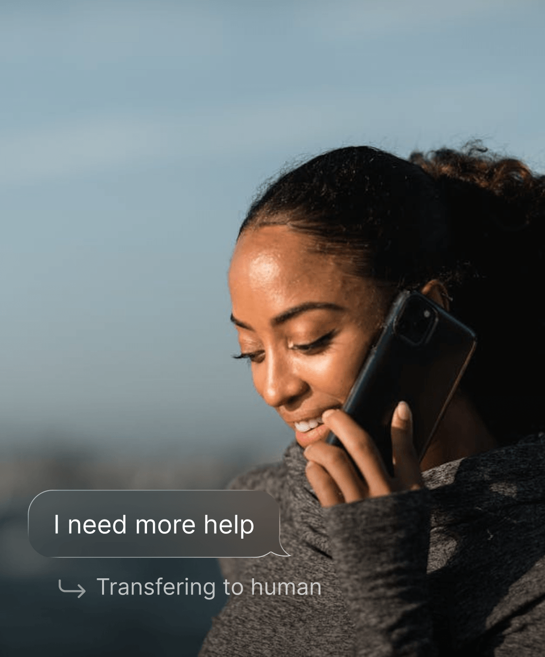 Clear routing between
AI and people