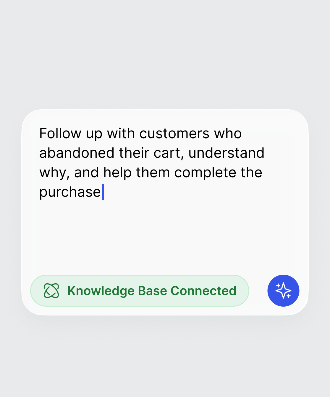 Create campaign in seconds