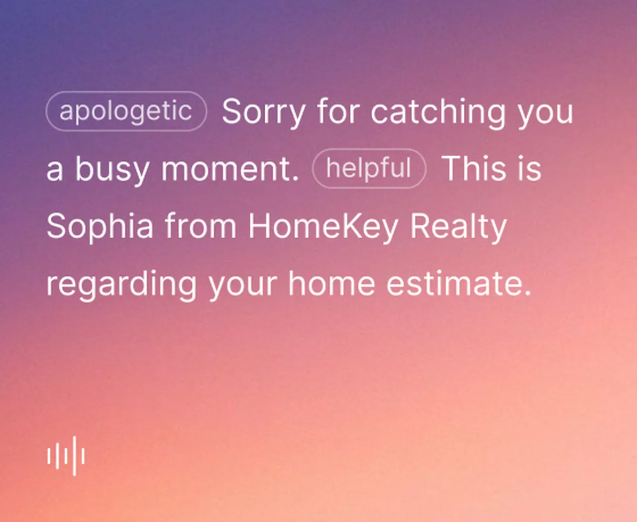 AI Voice agent for fast resolutions
