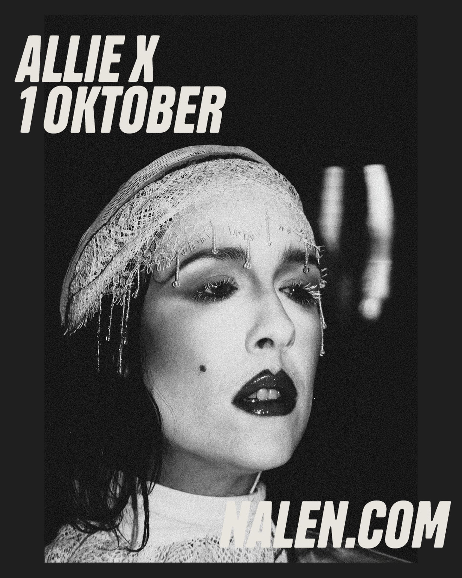 Allie X 1 oktober 2026 Nalen Stockholm