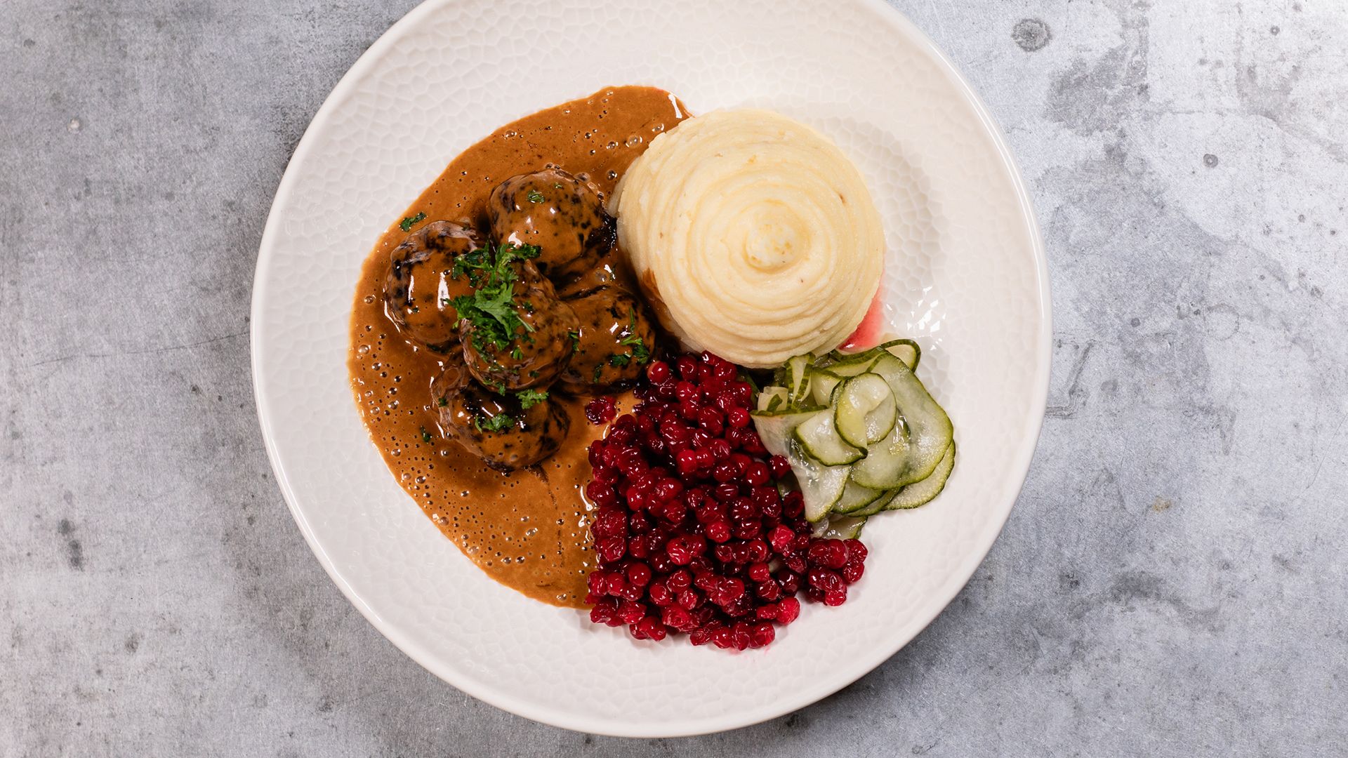Köttbullar Nalen Restaurang Olivia Dobos