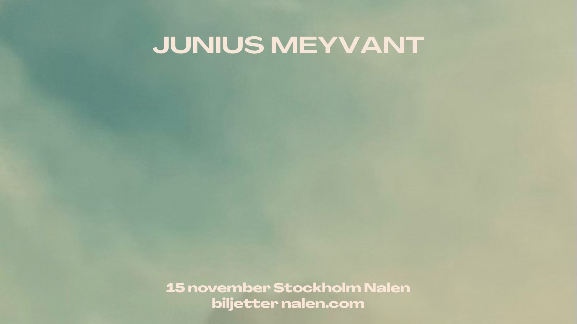 Júníus Meyvant Nalen Stockholm