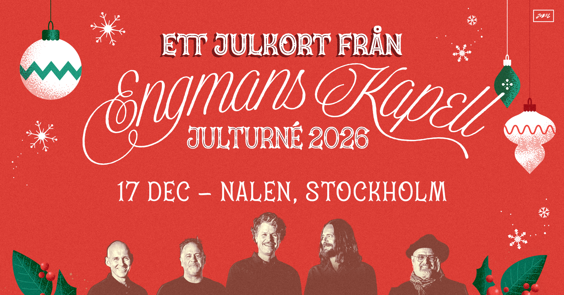 Engmans Kapell 17 december 2026 Nalen Stockholm