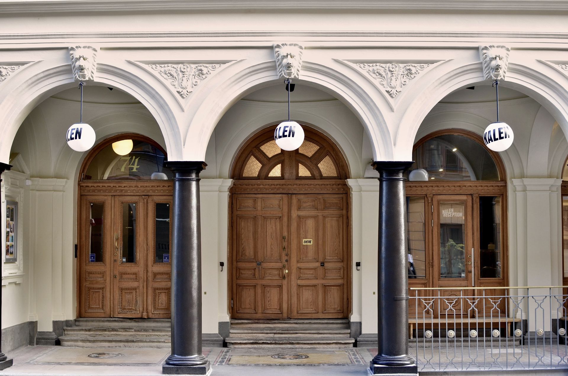 Ny klar färdig Fasad – Entré på Regeringsgatan 74 Nalen Stockholm 2026