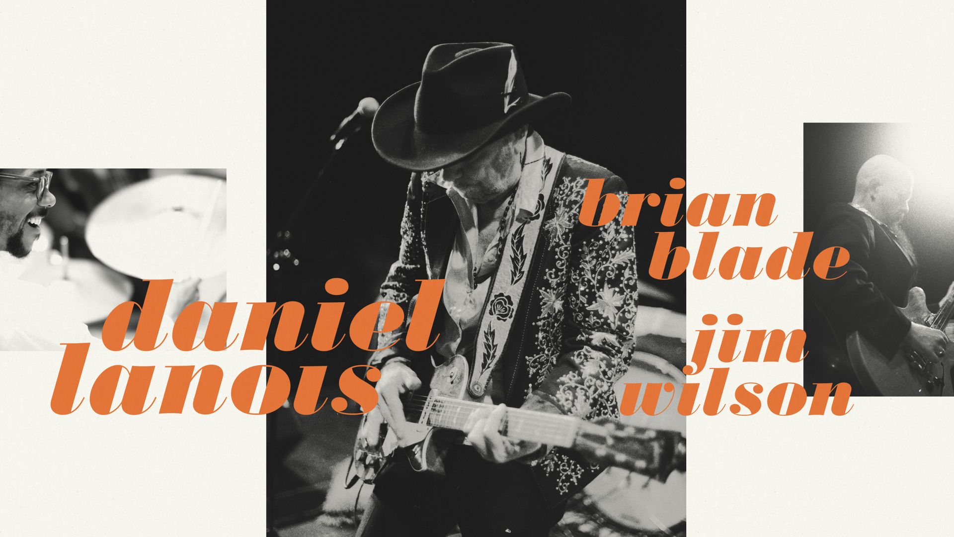 Daniel Lanois, Brian Blade & Jim Wilson 14 september 2026 Nalen Stockholm