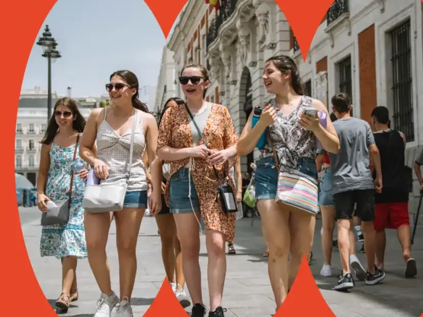 students on tour in spain