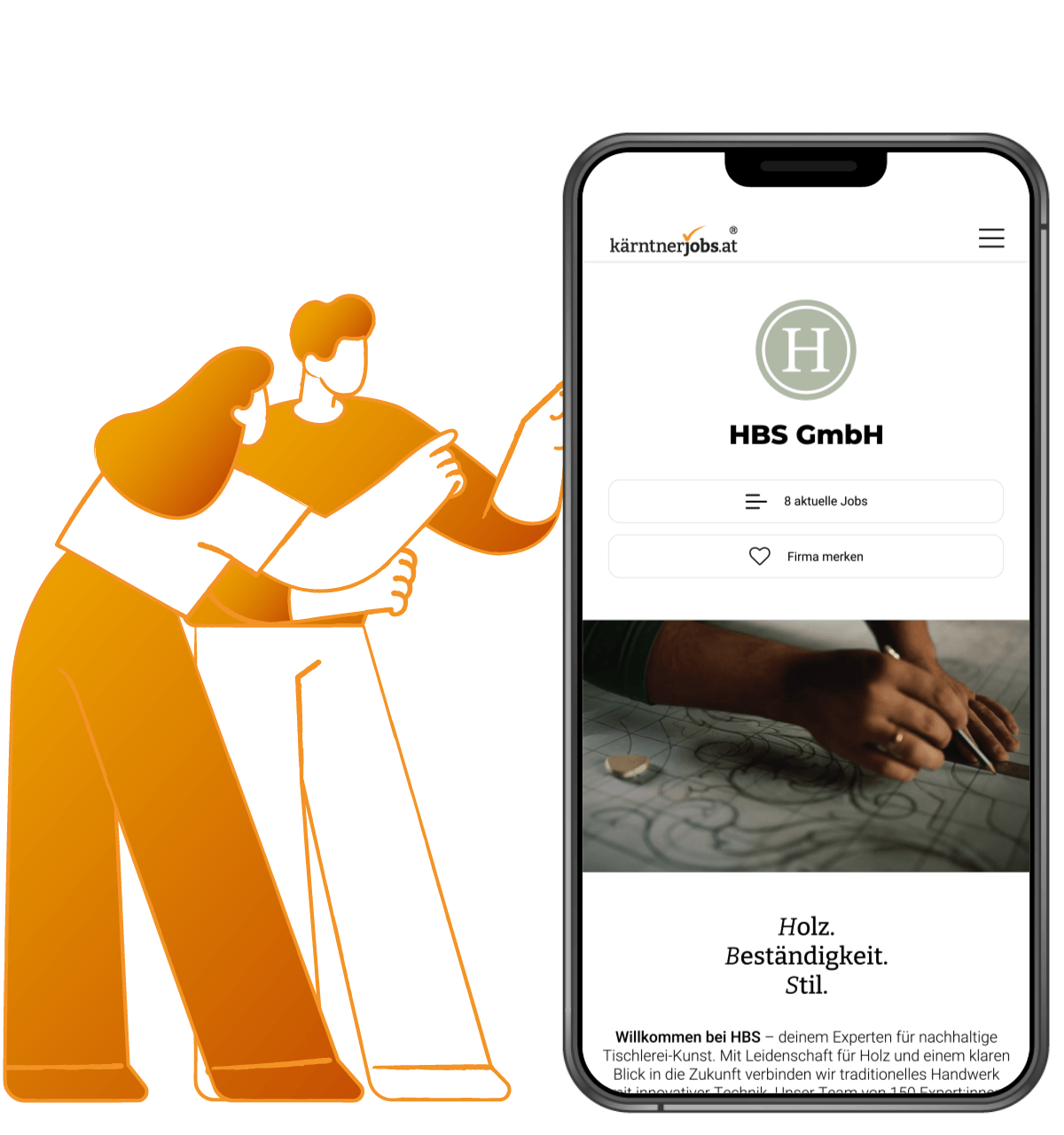 Arbeitgeberprofil auf kärntnerjobs.at