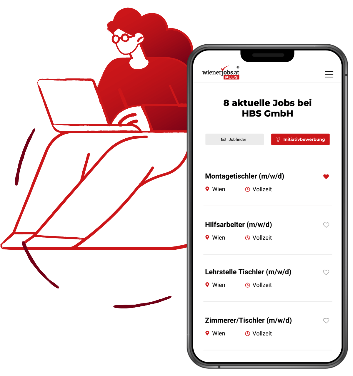 Stellenanzeigen Abgleich durch unseren JobMatcher
