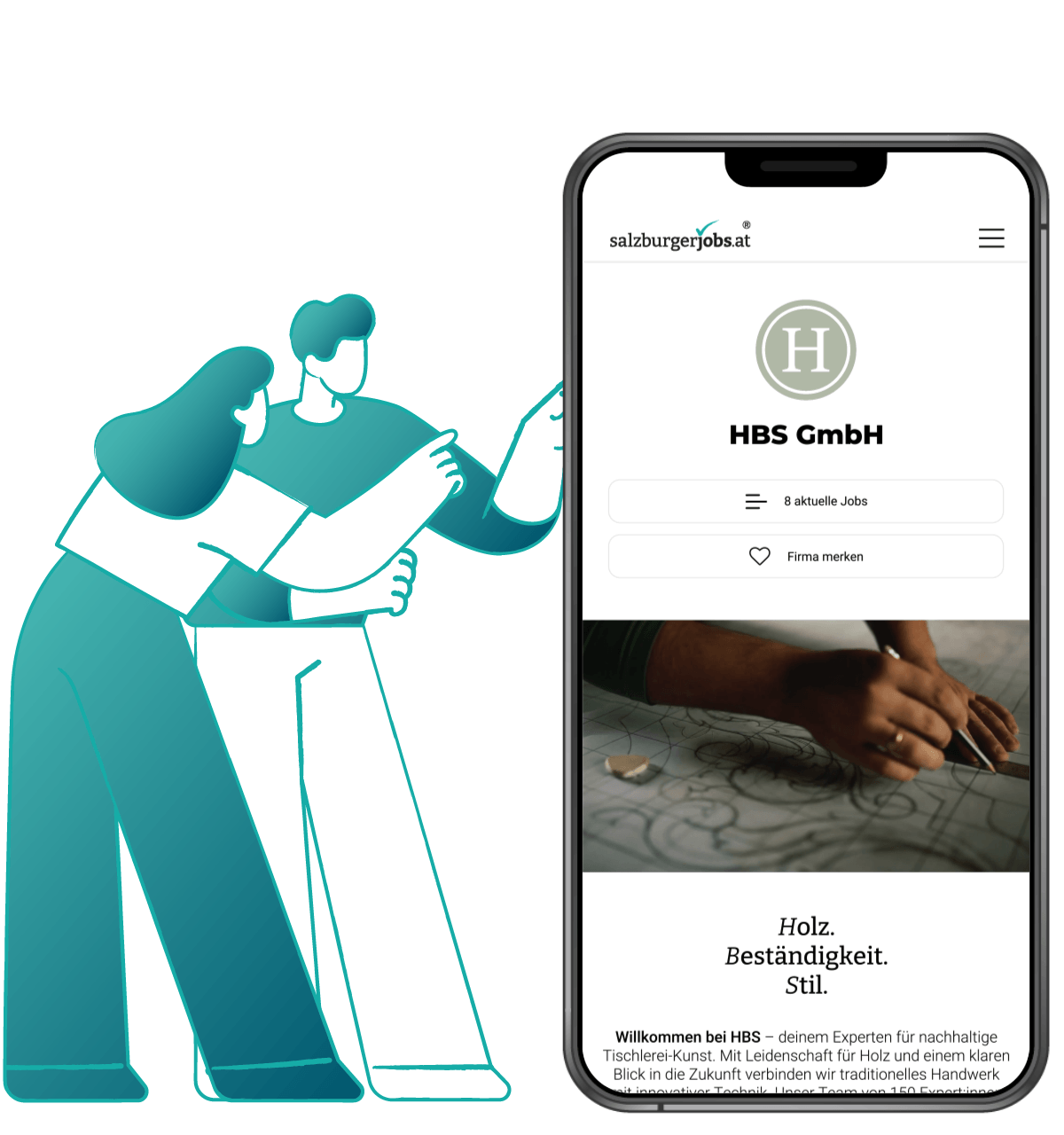 Arbeitgeberprofil auf salzburgerjobs.at