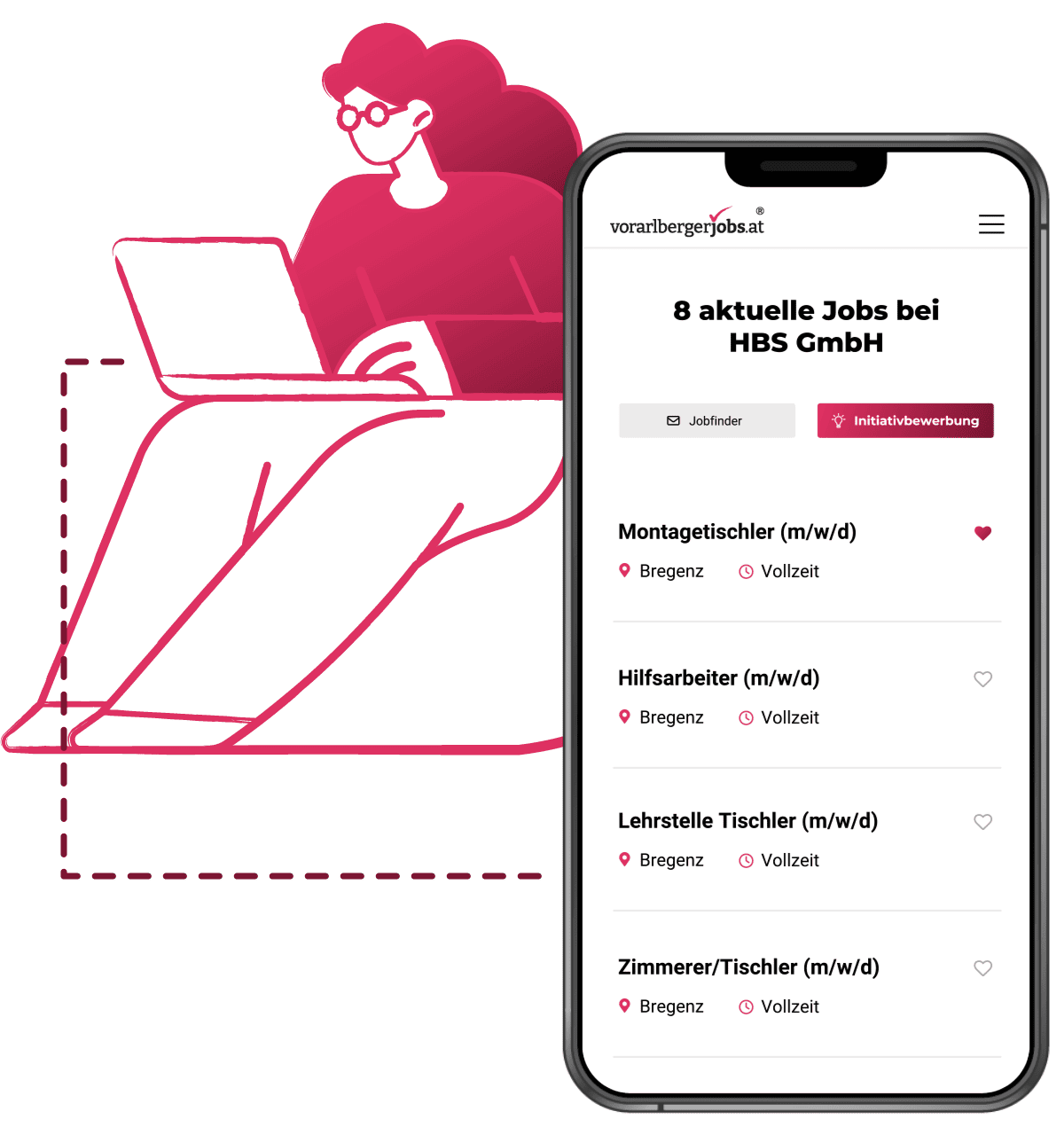 Stellenanzeigen Abgleich durch unseren JobMatcher