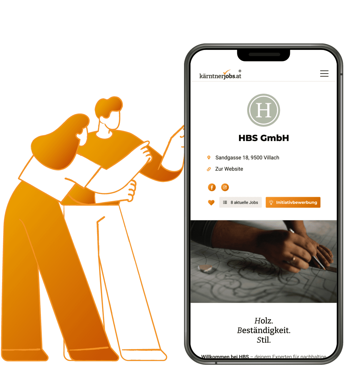 Arbeitgeberprofil auf kärntnerjobs.at