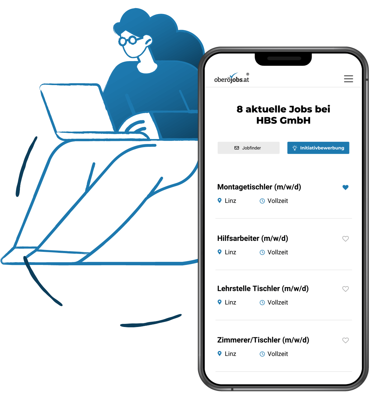 Stellenanzeigen Abgleich durch unseren JobMatcher